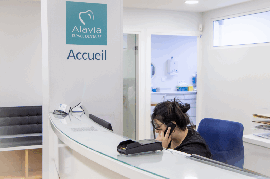 Accueil de l'espace dentaire Alavia
